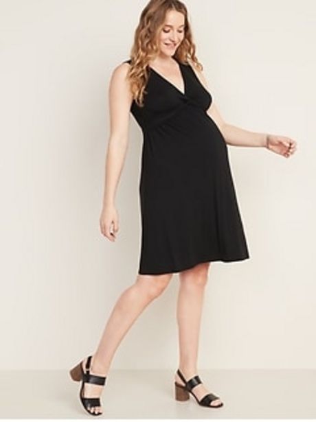 Maternity Twist-Front Jersey Dress discount at $20.97