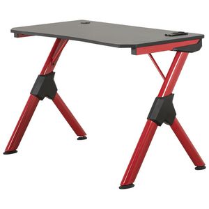 My Style Collection GD102 43"W Gaming Desk - Red offers at $99.99 in Best Buy