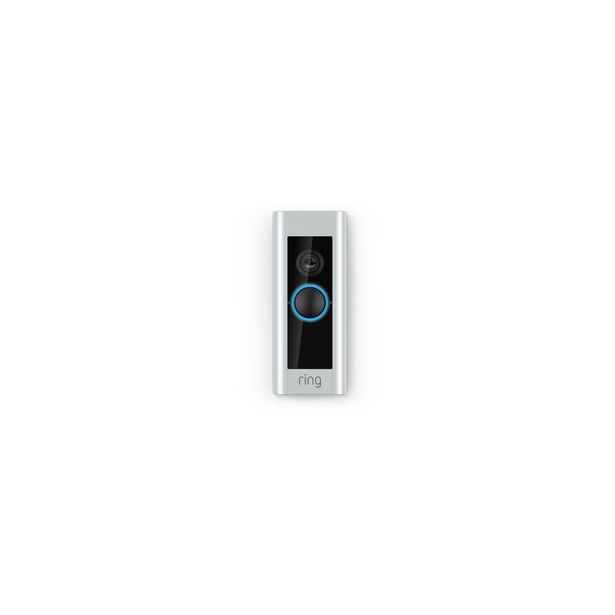 Ring Video Doorbell Pro, with HD Video, Motion Activated Alerts, Easy Installation - Satin Nickel discount at $198.99