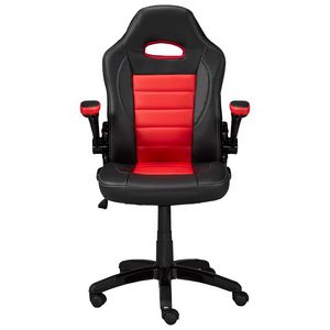 Brassex Kairo Ergonomic Faux Leather Gaming Chair - Red offers at $99.99 in Best Buy