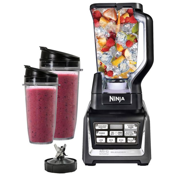 Ninja Nutri Ninja Duo Auto-iQ 1300W Stand Blender with Nutri Ninja Cups - Only at Best Buy discount at $169.99