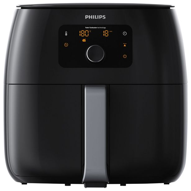 Philips Twin TurboStar XXL Digital Air Fryer - 1.4kg - Black discount at $349.98