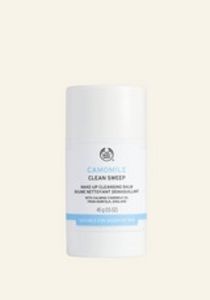 Camomile Clean Sweep Make-Up  Cleansing Balm offers at $20 in The Body Shop