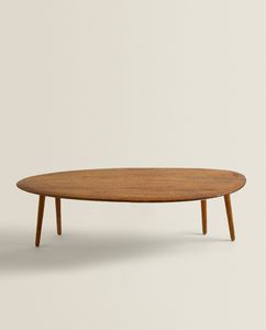 BEVELED WOODEN TABLE offers at $269 in ZARA HOME