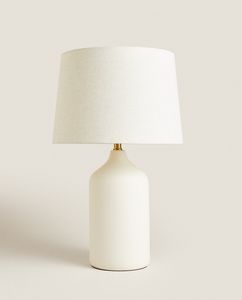 WHITE CERAMIC BASE LAMP offers at $209 in ZARA HOME