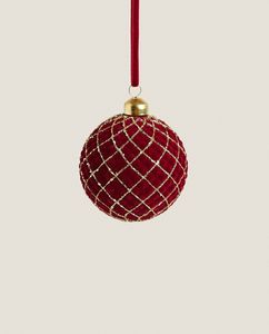 Velvet Christmas Ornament offers at $9.9 in ZARA HOME
