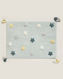STAR BATH MAT WITH POMPOMS offers at $47.9 in ZARA HOME