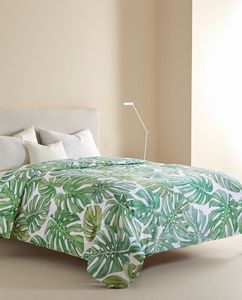 Monstera Leaf Print Duvet Cover offers at $69.9 in ZARA HOME