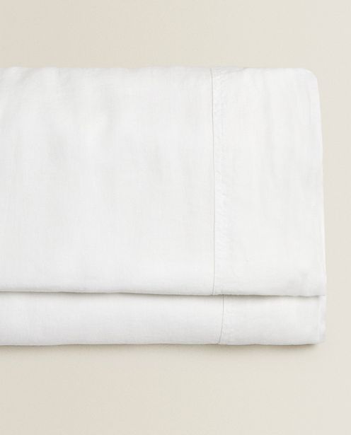 (160 Gsm) Washed Linen Flat Sheet discount at $99.9