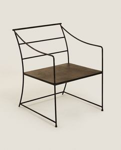 Metal Armchair offers at $499 in ZARA HOME