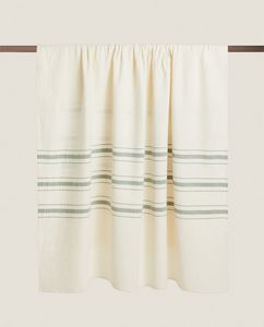 LIGHTWEIGHT STRIPED BLANKET offers at $69.9 in ZARA HOME