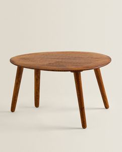 BEVELED WOODEN TABLE offers at $189 in ZARA HOME