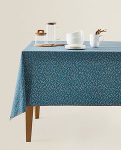 RESIN-COATED FLORAL TABLECLOTH offers at $47.9 in ZARA HOME