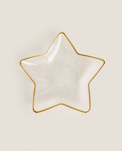 Large Star Serving Dish With Golden Rim offers at $35.9 in ZARA HOME