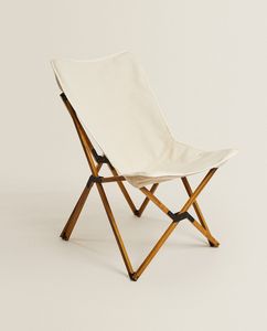 Folding Aluminum And Canvas Chair offers at $159 in ZARA HOME