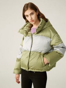 MOTF PREMIUM COLORBLOCK HOODED DOWN COAT offers at $63 in SheIn