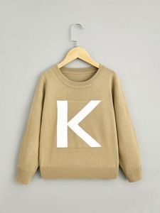 Boys Letter Pattern Sweater offers at $12 in SheIn