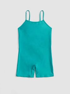 Girls Plain One Piece Swimsuit offers at $8 in SheIn