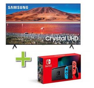 65" Samsung 4K Ultra HD Smart TV & Nintendo Switch 32GB Bundle offers at $112.98 in Aaron's