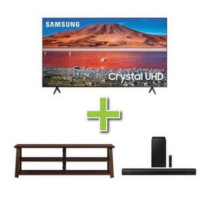75" Samsung TV w/ Soundbar & TV Stand offers at $154.99 in Aaron's