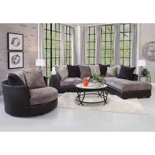 8 - Piece Jamal Chaise Sofa Sectional Living Room Set discount at $265.98