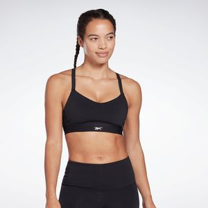 Reebok lux strappy sports bra offers at $55 in Reebok
