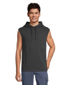 Men's Sleeveless Stretch Terry Kangaroo Pocket Hoodie offers at $19.98 in Mark's