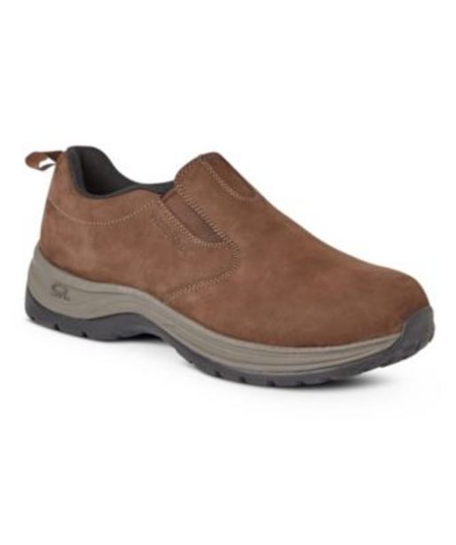 Men's Roamer Slip On Quad Comfort Wide Fit Hiking Shoes - Brown offers at $83.99 in Mark's
