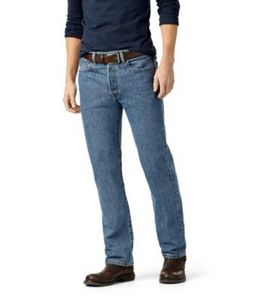 Men's 501 Original Fit Stone Washed Jeans - Denim offers at $47.97 in Mark's