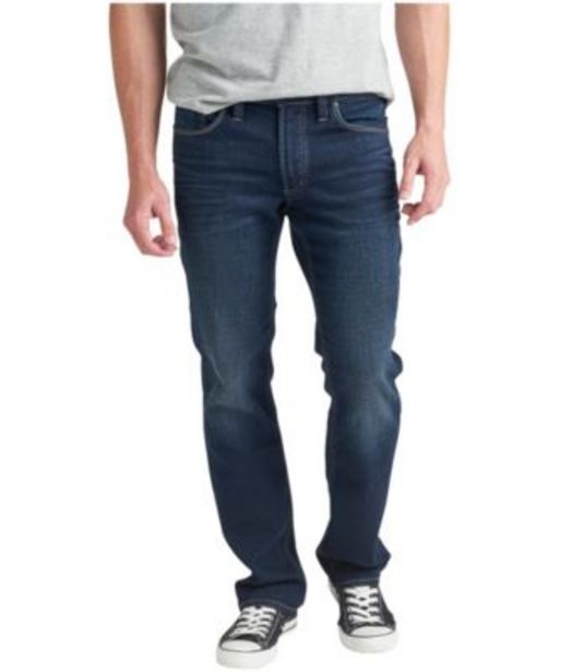 Men's Allan Mid Rise Slim Straight Fit Stretch Denim Jeans - Dark Wash offers at $81 in Mark's
