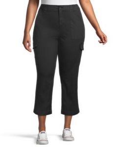 Women's Garment Wash High Rise Crop Pants offers at $29.99 in Mark's
