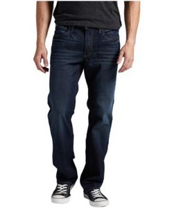 Men's Allan Mid Rise Slim Straight Fit Stretch Denim Jeans offers at $79.8 in Mark's