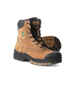 Dakota Workpro Series Women's 8 Inch Quad Comfort Basic Steel Toe Composite Plate Nubuck Leather Work Boots - Brown offers at $109.99 in Mark's