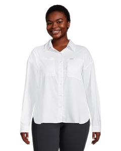 Columbia Women's Silver Ridge Omni-Shade Long Sleeve Shirt - Plus Size offers at $50.98 in Mark's
