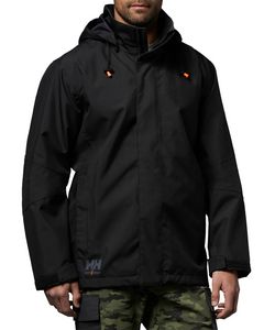 Helly Hansen Workwear Men's Oxford Waterproof Shell Jacket with Detachable Hood - Black offers at $224.99 in Mark's