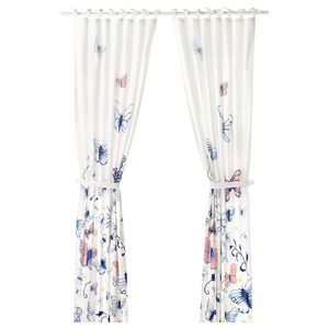 Curtains with tie-backs, 1 pair offers at $29.99 in IKEA