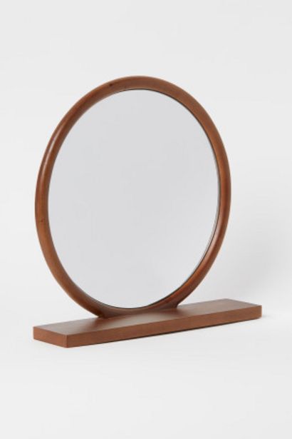 Round Mirror with Shelf offers at $40.99 in H&M