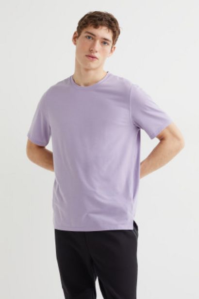 Regular Fit Short-sleeved Sports Shirt offers at $16.99 in H&M