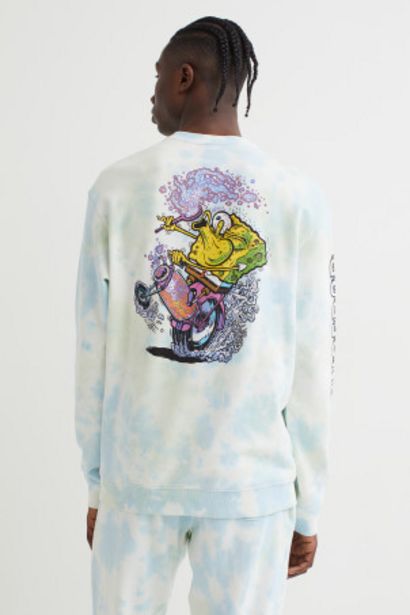 Relaxed Fit Printed Sweatshirt offers at $16.99 in H&M