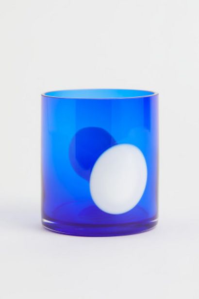 Glass Tea Light Holder offers at $10.99 in H&M
