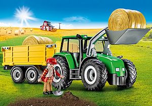 9317 Tractor with Trailer offers at $39.99 in Playmobil