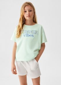 Short sleeve t-shirt offers at $29.99 in Mango