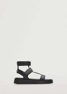 Platform strap sandals offers at $59.99 in Mango