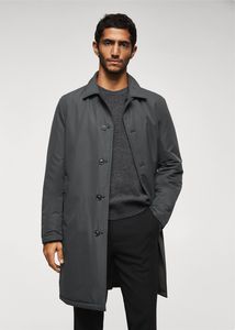 Reversible wool trench coat offers at $189.99 in Mango