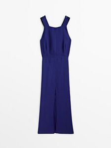 Dress With Crossed Back offers at $129 in Massimo Dutti