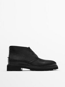 Nappa Leather Ankle Boots offers at $139 in Massimo Dutti