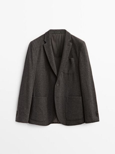 Comfort Wool Blazer offers at $329 in Massimo Dutti