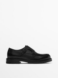 Nappa Leather Monk Shoes offers at $149 in Massimo Dutti