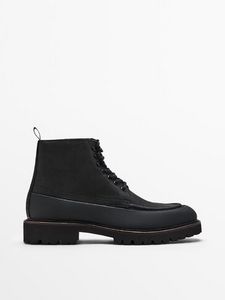 Black Nubuck Boots offers at $167.4 in Massimo Dutti