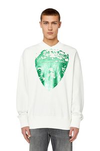 Sweatshirt with cracked foil print offers at $275 in Diesel